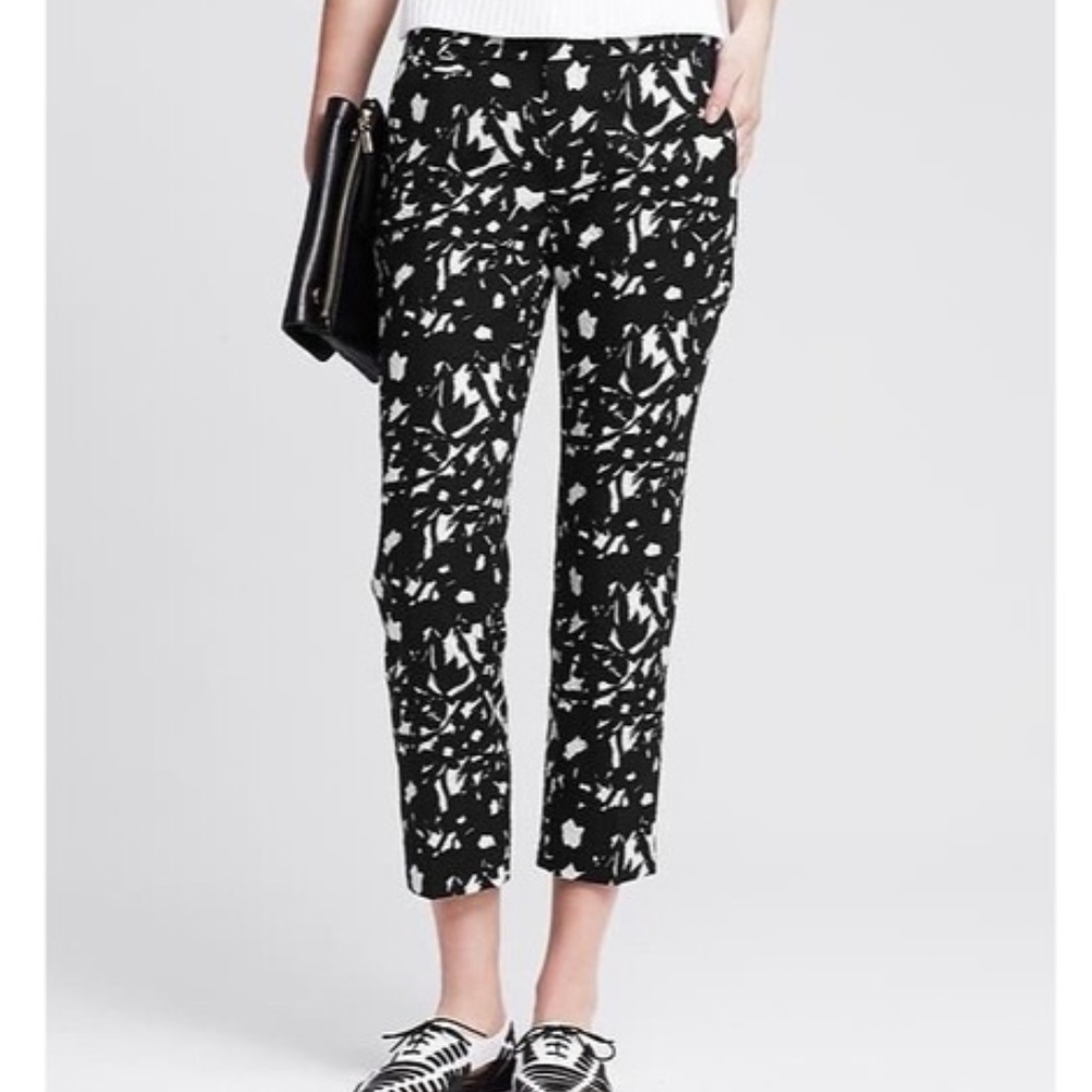 Banana Republic Black & White Pants